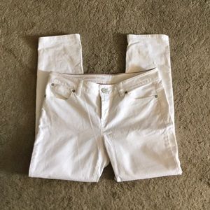 Talbots Signature Slim Ankle white Jeans